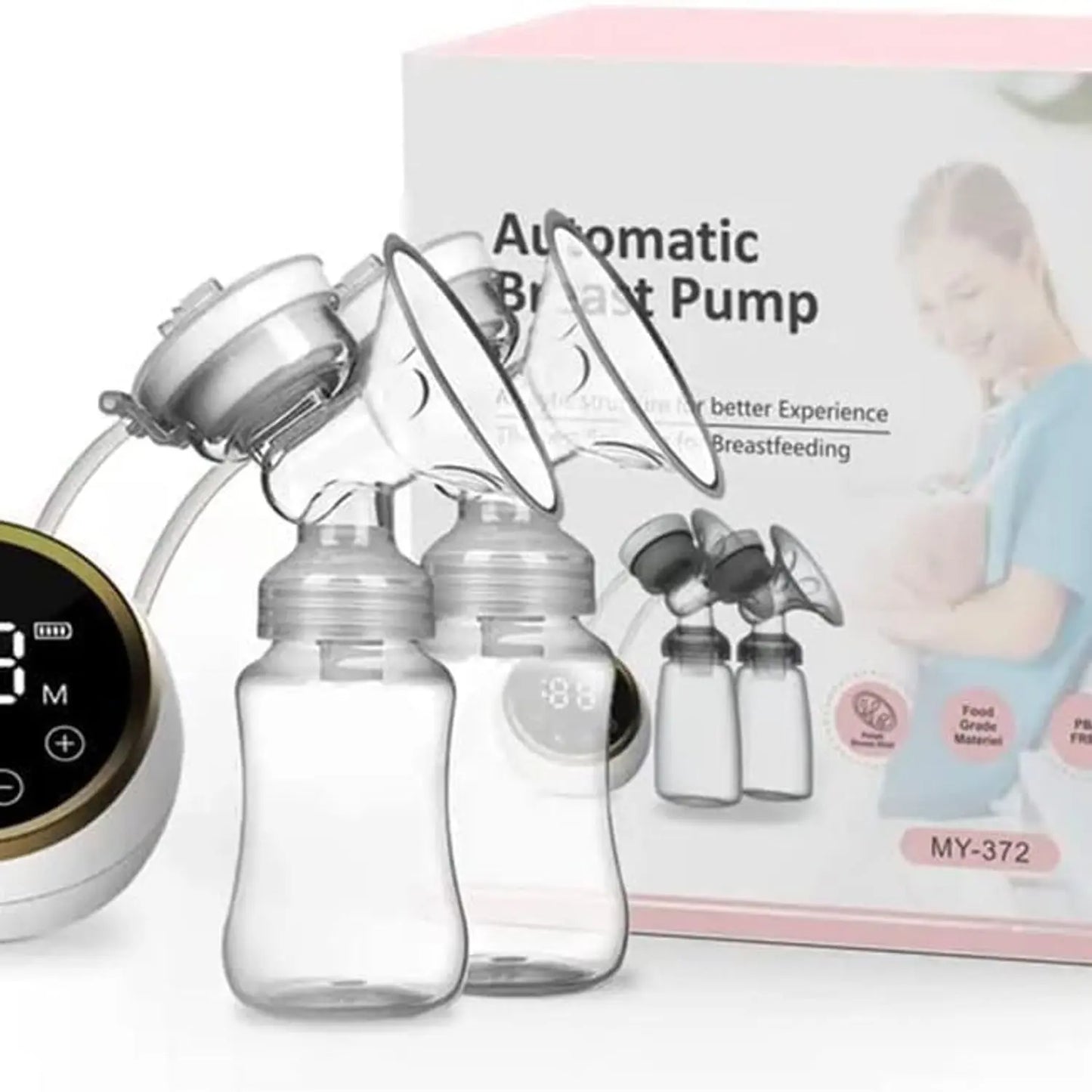 EXTRACTOR DOBLE DIGITAL DE LECHE RECARGABLE V94