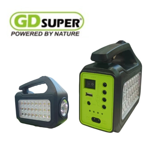SISTEMA DE ILUMINACIÓN SOLAR 30W GD-7PRO