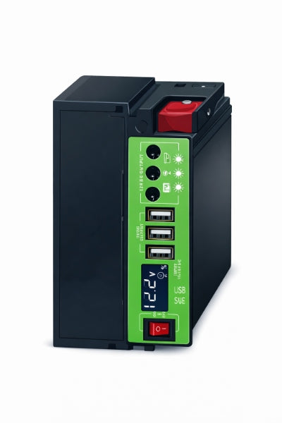 Batería 12v Recargable Solar 3 Bombillos Panel