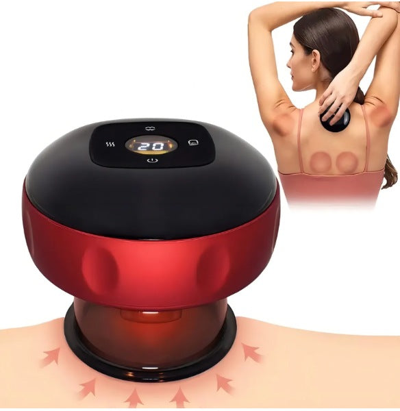Vacumterapia Manual Recargable Terapia Vacio Anticelulitis Color Rojo