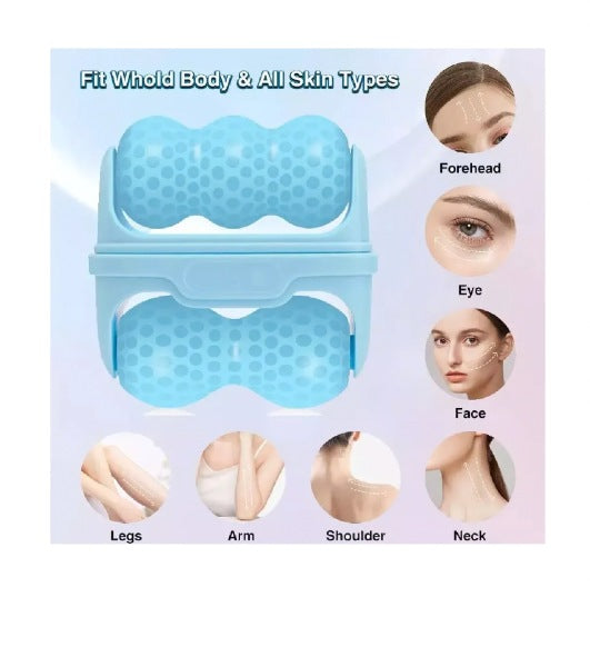 Rodillo Para Masaje Frio Facial Cara