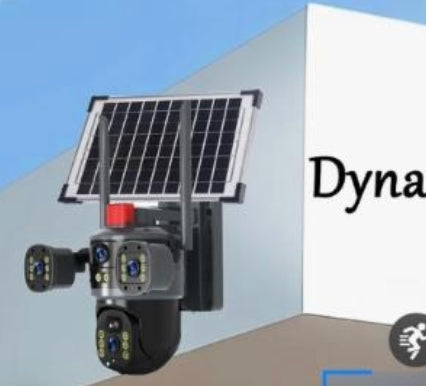 Cámara Solar 360° Wifi Visión Nocturna Color Audio 2 Vías T35-4G