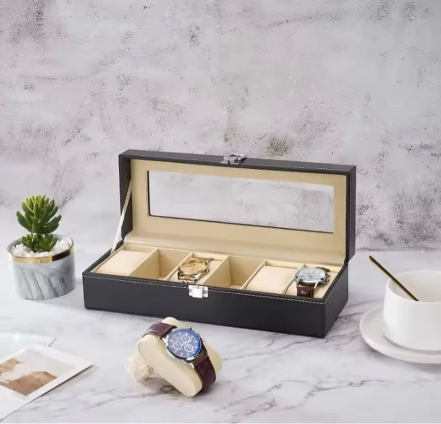 Caja Organizadora Relojes 6 Puestos