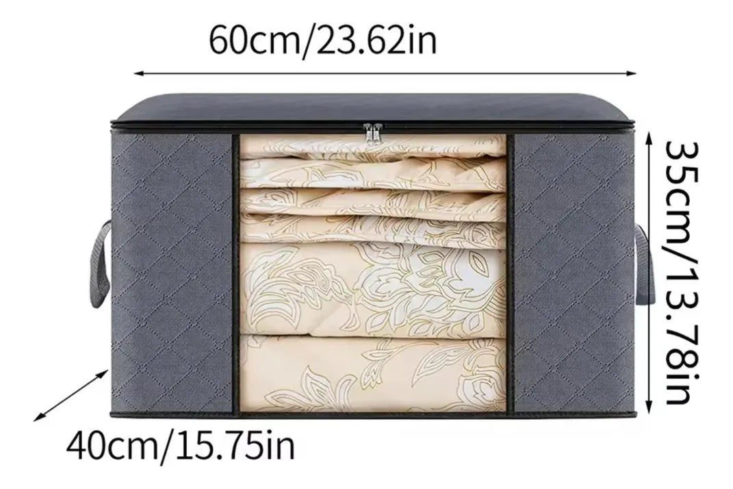 aja Organizadora Con Tapas Para Ropa Claro Visor Gde Rigida