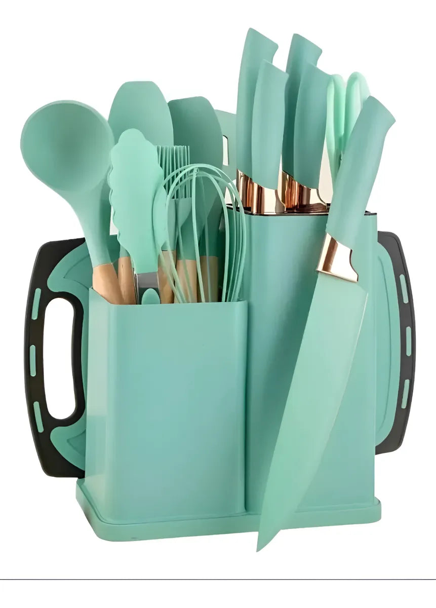 SET CUCHARAS Y CUCHILLOS 19PIEZAS