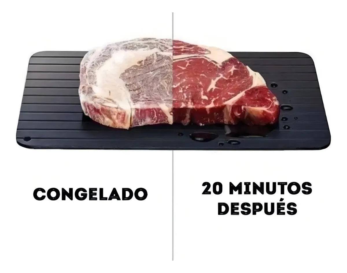 Tabla Descongelador De Carne Defrost Meet Color Negro