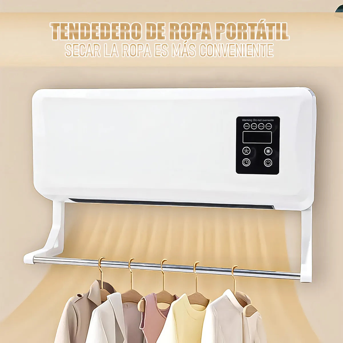 Aire Acondicionado Portátil 2000w, Frío/calor Y Control Color Blanco Voltaje De La Unidad Externa