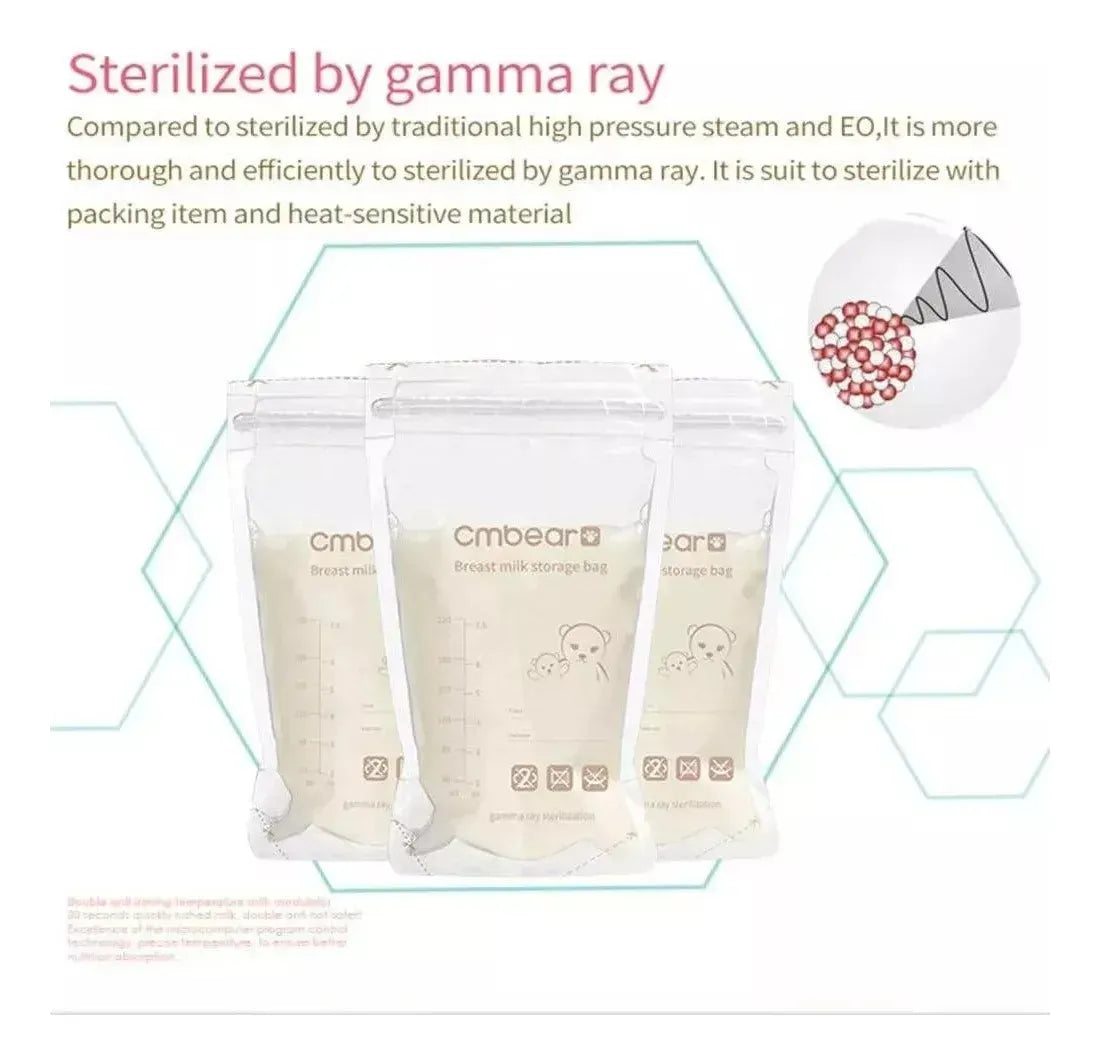 Bolsas Para Almacenamiento De Leche Materna 220ml X30
