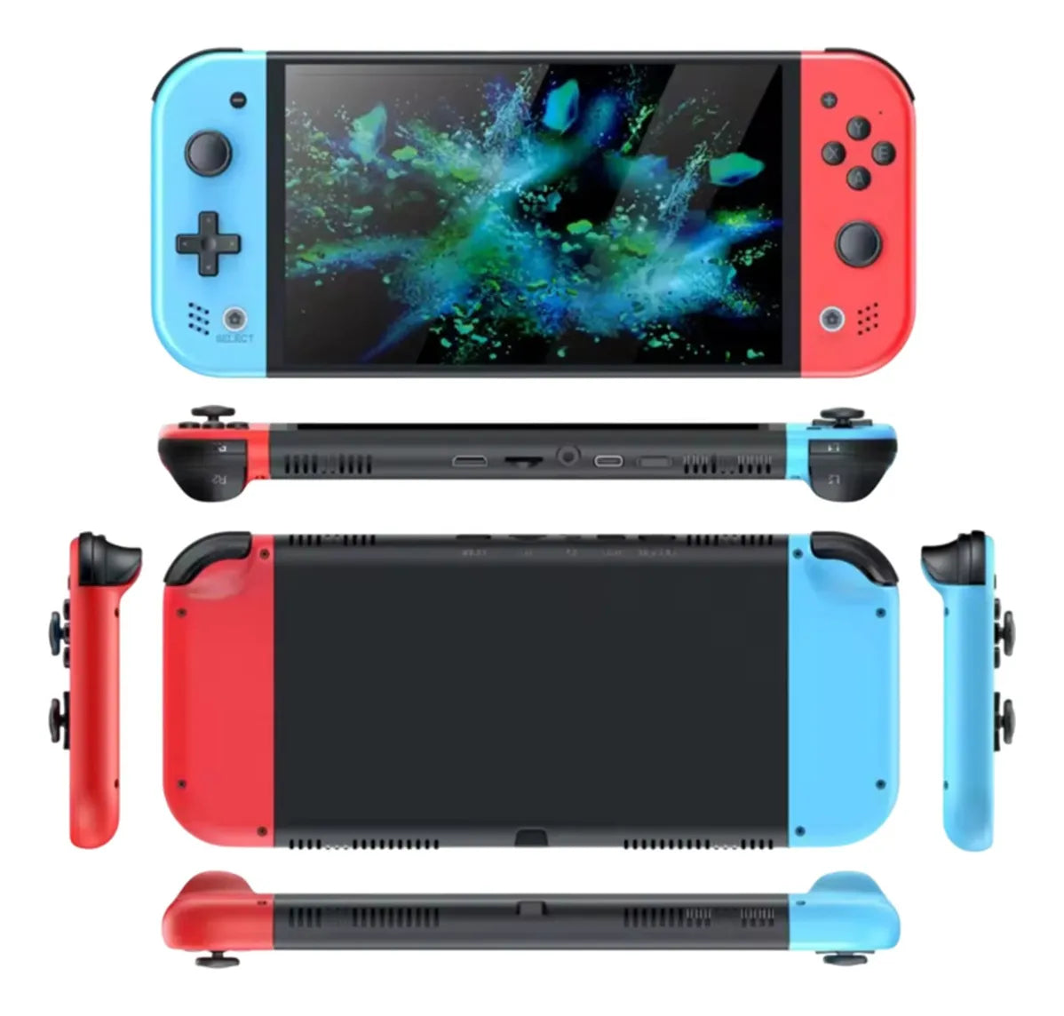 Consola Portátil M20 7 Para Jugar Azul Y Rojo Azul Y Rojo