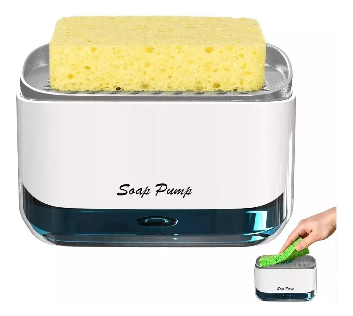 Dispensador De Jabón Para Lavaplatos + Obsequio Blanco