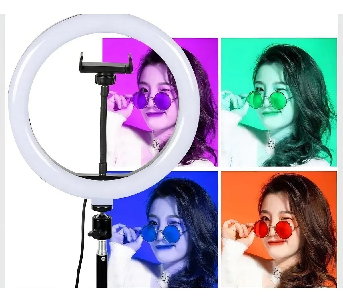 Aro de luz 33cm RGB