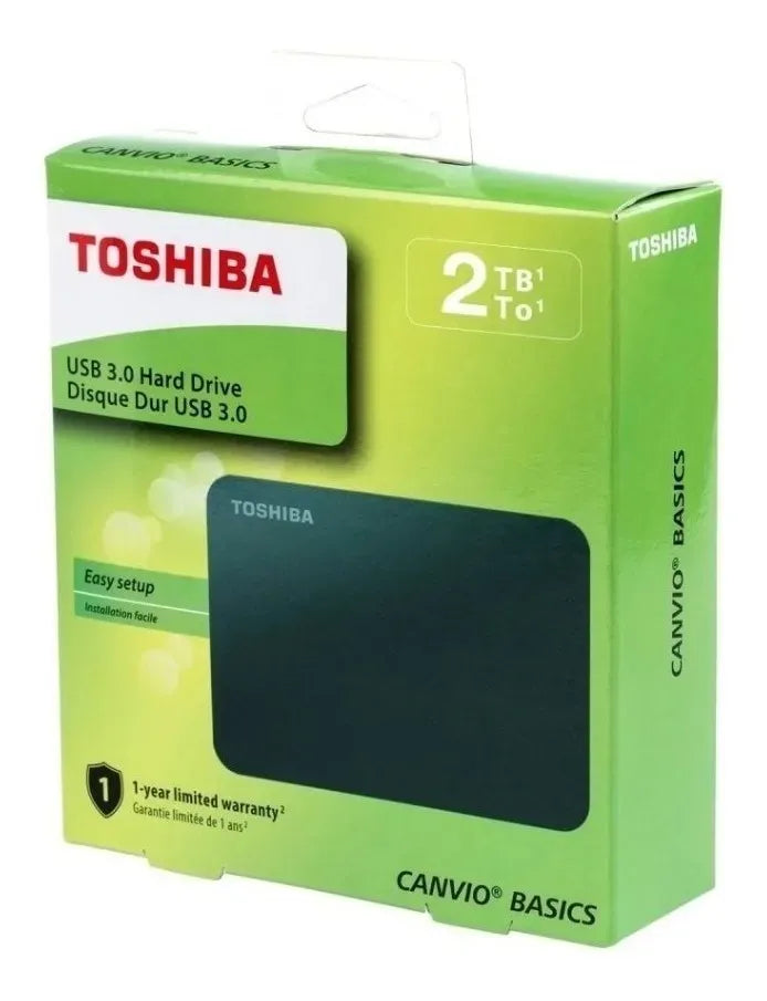Disco Duro Externo Toshiba 2tb Teras Advance Nuevo Modelo Negro