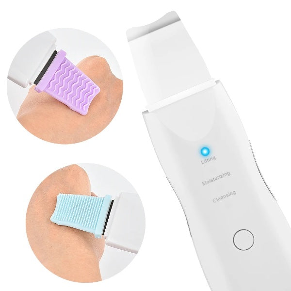Paleta Ultrasonica Facial Espatula Limpiadora Exfoliante 010 Recargable Peeling Lifting Depurador Skin