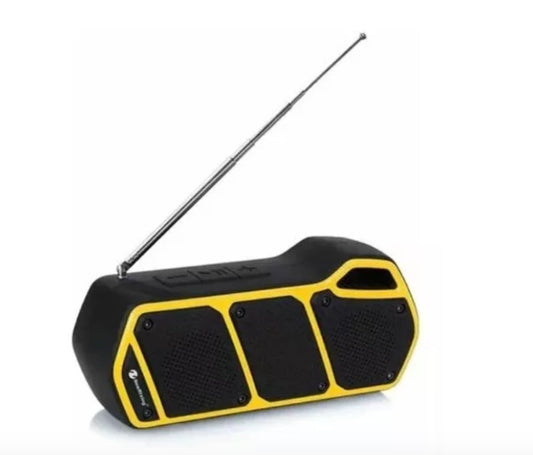 Parlante Solar Recargable Bluetooth Fm Radio + Linterna Usb cl-823