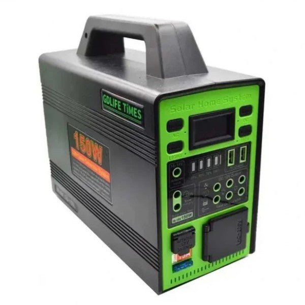 SISTEMA SOLAR PANEL, LAMPARA, BOMBILLO 150W GD-150m