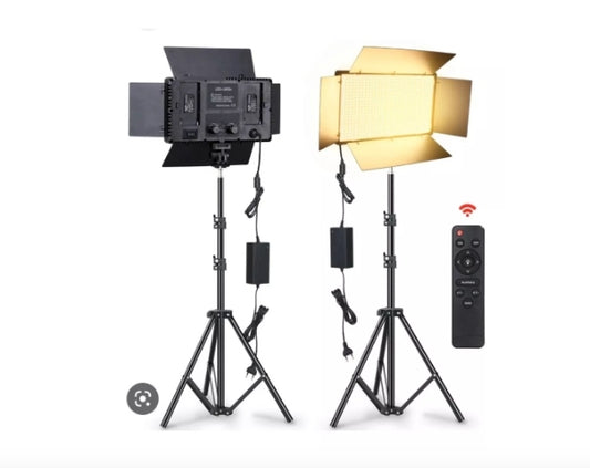 Panel Luz Led Fotografía B600 Led Lámpara +triPode 2 baterias