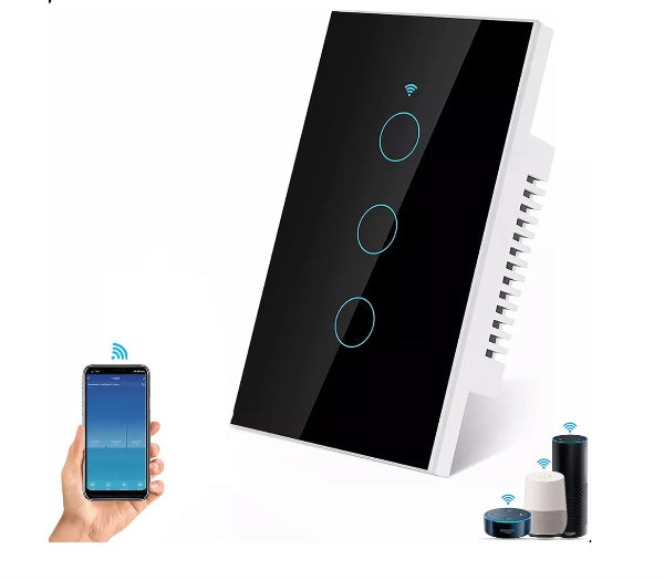 Interruptor inteligente triple alexa blanco JG638