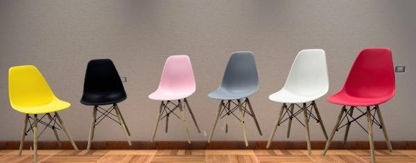 SILLA MODERN PLÁSTICA C001
