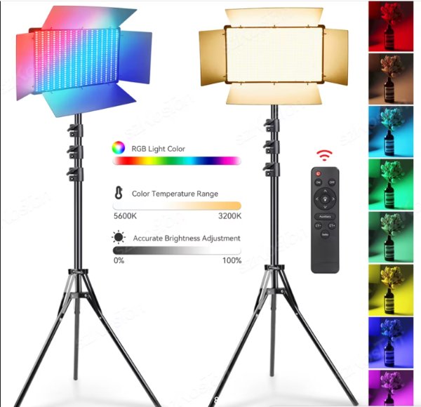 Panel de luz LED profesional recargable