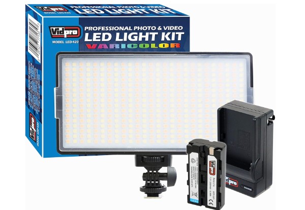 Panel de luz LED profesional recargable LED-416