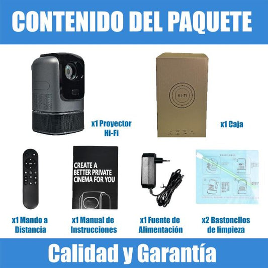 Proyector con tripode
