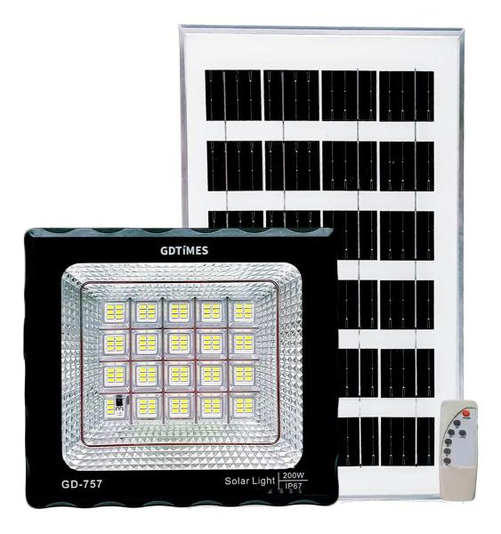 Reflector con panel solar