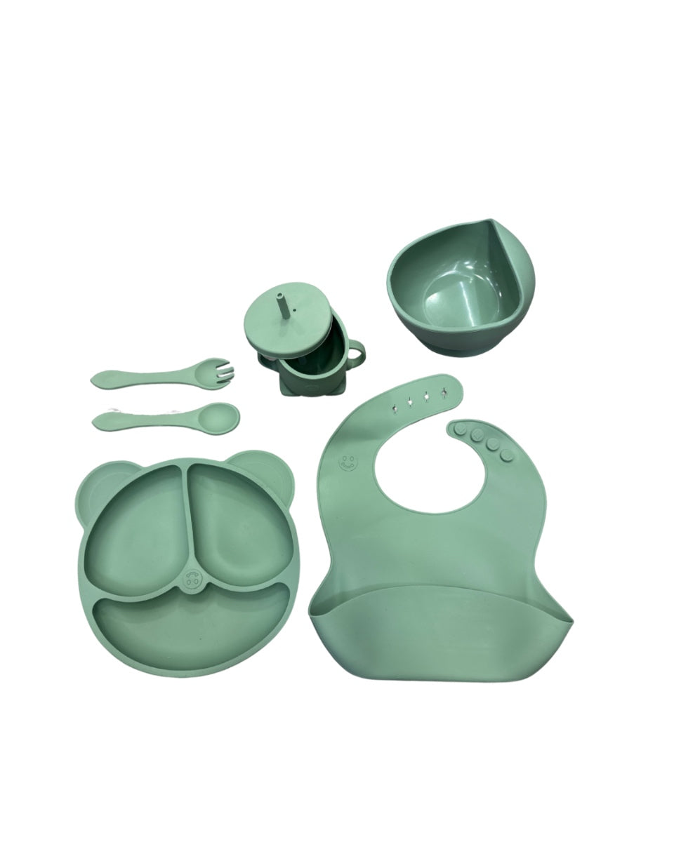 SET LOZA PARA BEBES SILICONA