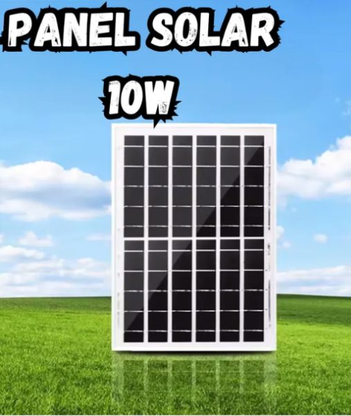 Ventilador Recargable Silencioso Panel Solar Luz Led Gd-314