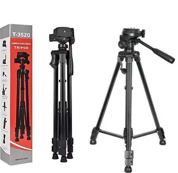 Tripode Base Profesional Camara + Estuche + Soporte Celular 3520