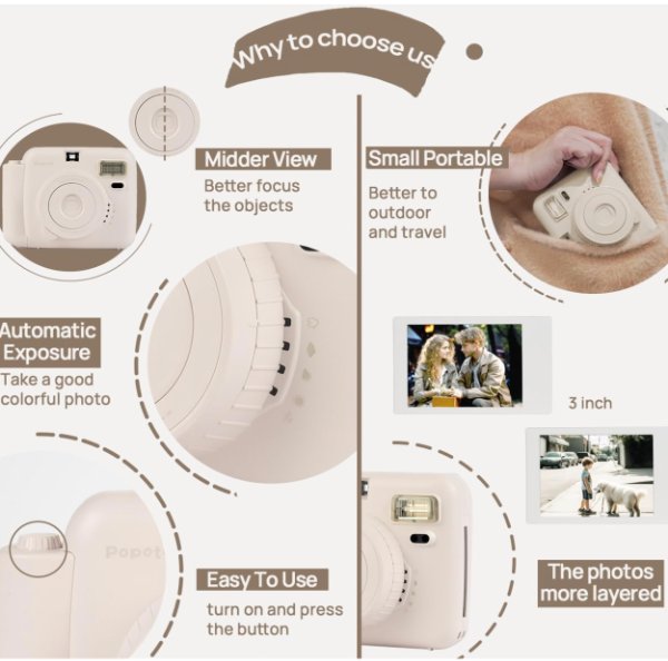 POPOTO Camara instantánea POA347