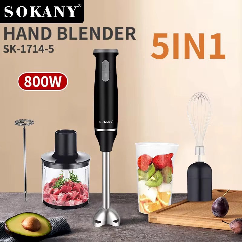 BATIDOR DE MANO 5 EN 1 SOKANY