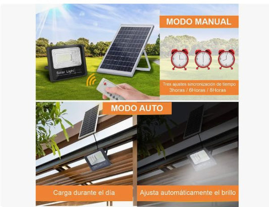 Reflector Solar Jortan 100w Lampara Led Exterior JT-YY100W