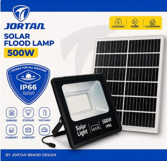Reflector Solar Jortan 500w Lampara Led Exterior JT-YY500W