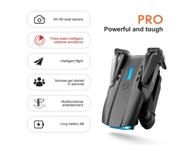 drone E99PRO doble bateria motores en cobre