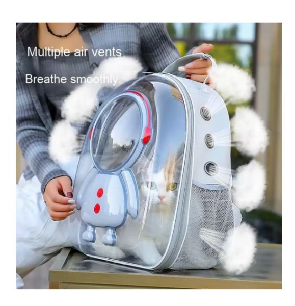 Morral Para Mascotas Astronauta Perros Gatos HTKR-TM