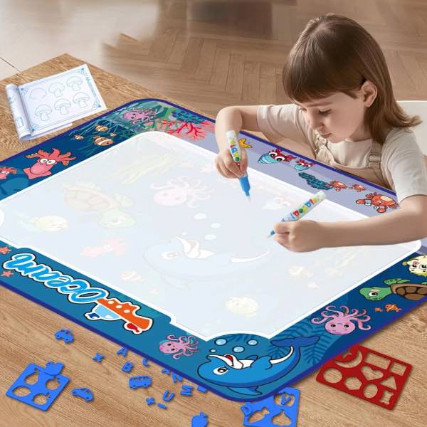 Tapete magico de agua para dibujar