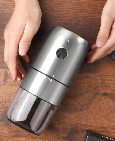 MOLINO DE CAFE ELECTRICO AJUSTABLE EN ACERO INOXIDABLE