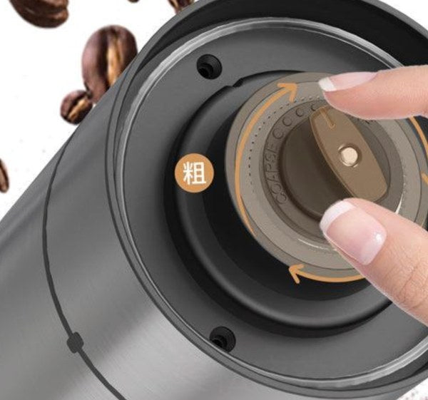 MOLINO DE CAFE ELECTRICO AJUSTABLE EN ACERO INOXIDABLE