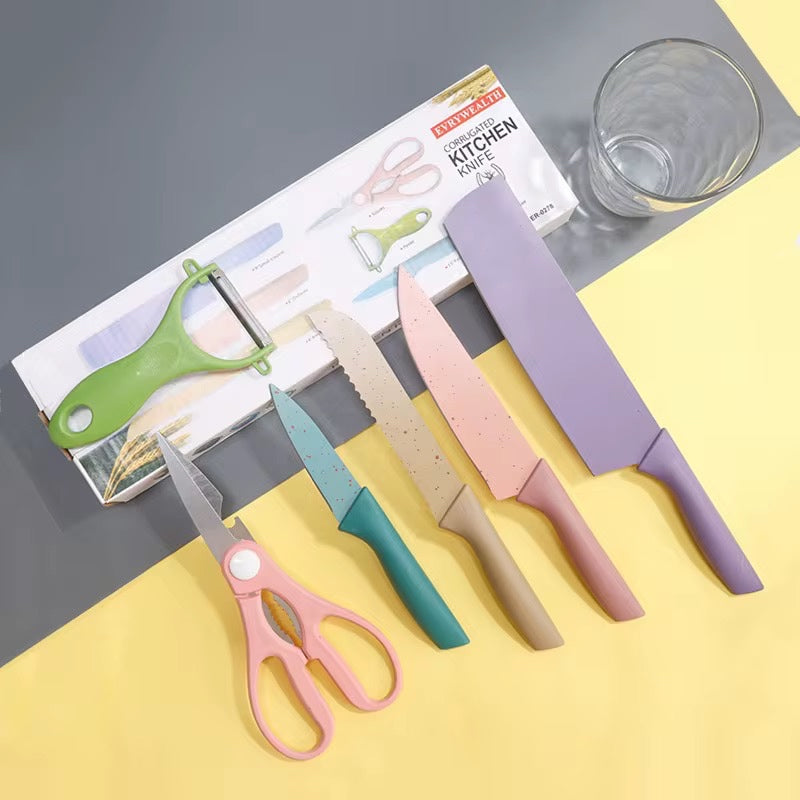 SET DE CUCHILLOS X6 PIEZAS