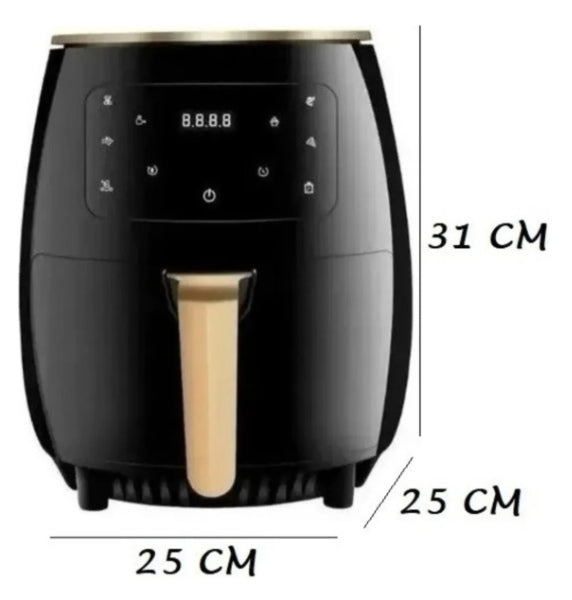 Freidora Onn 10 Litros Air Frayer Negro