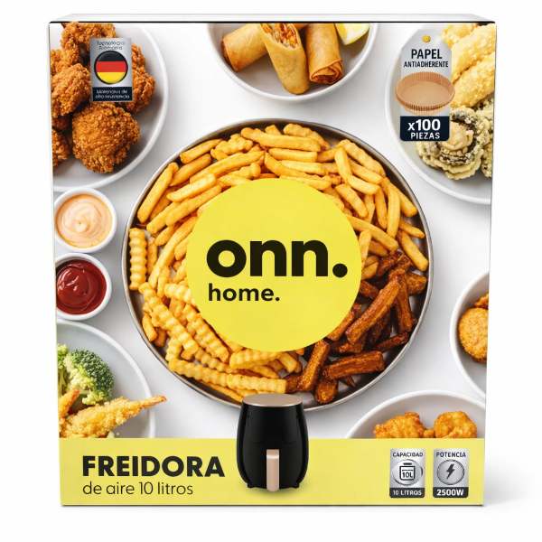 Freidora Onn 10 Litros Air Frayer Negro