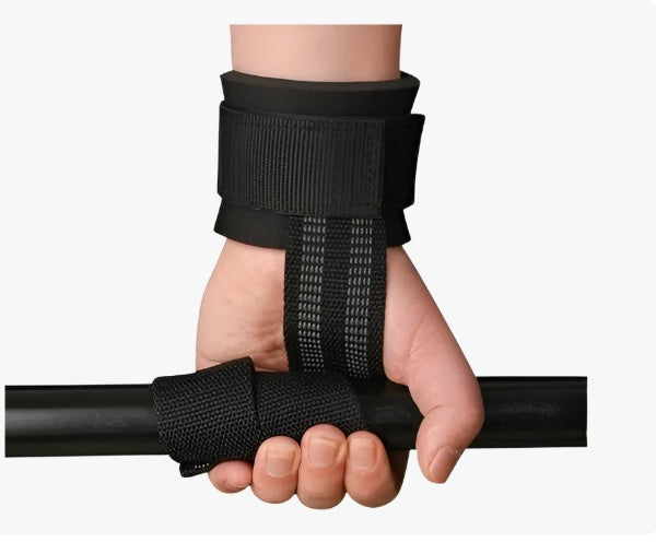 Par Guante Correas Straps Levantamiento Pesas Gym Gimnasio