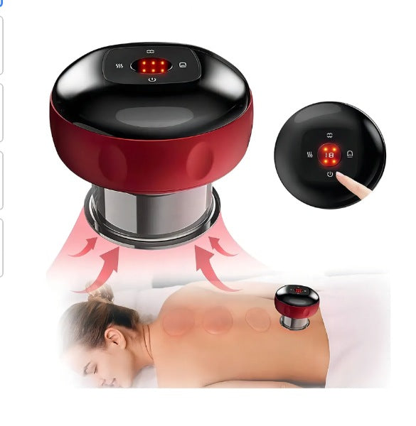 Vacumterapia Manual Recargable Terapia Vacio Anticelulitis Color Rojo