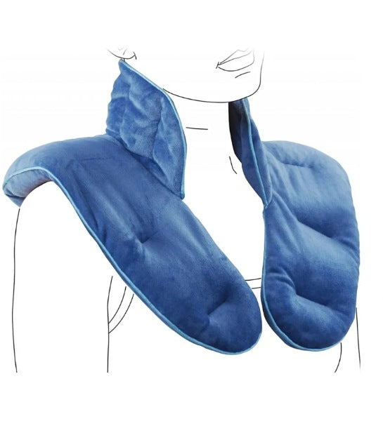 Cuellera De Relajacion Con Peso Y Aromaterapia