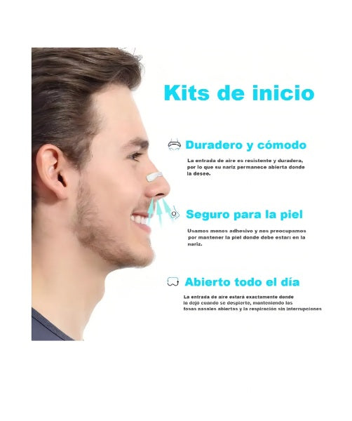 Anti Ronquidos Dilatador Respiración Tiras Nasal Magnetico 998-11