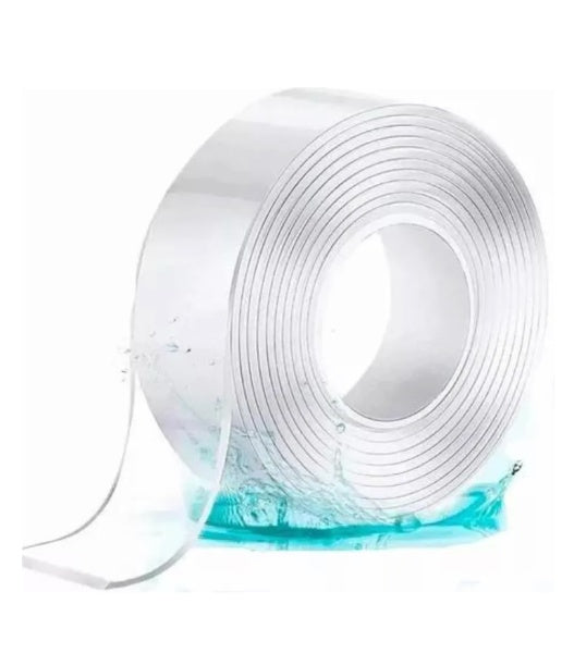 Cinta Doble Faz Adhesiva Silicona Multiusos Reutilizable