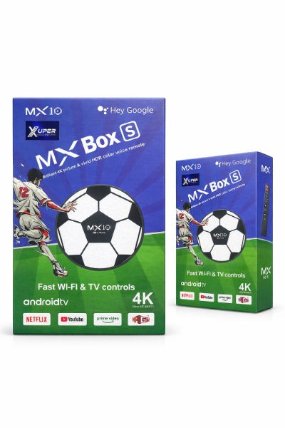 TV BOX MUNDUALISTA CON COMANDO DE VOZ Y PUERTO LAN-WIFI 2,4 5G ANDROIDE X10-Z1