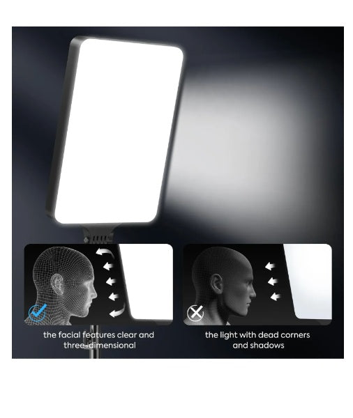 Panel de Luz LED Pro RL24 Profesional 1100W Trípode Control Remoto