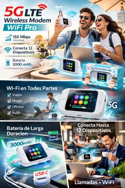 Módem Portatil Mifi Para Sim Conexion Rapida