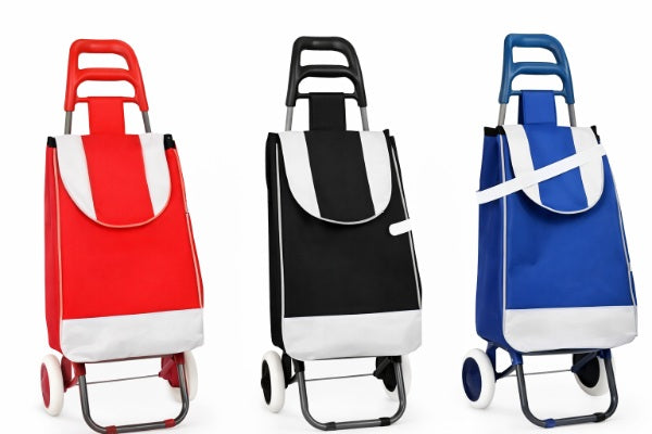Carro De Mercado En Lona Plegable Carrito De Compras